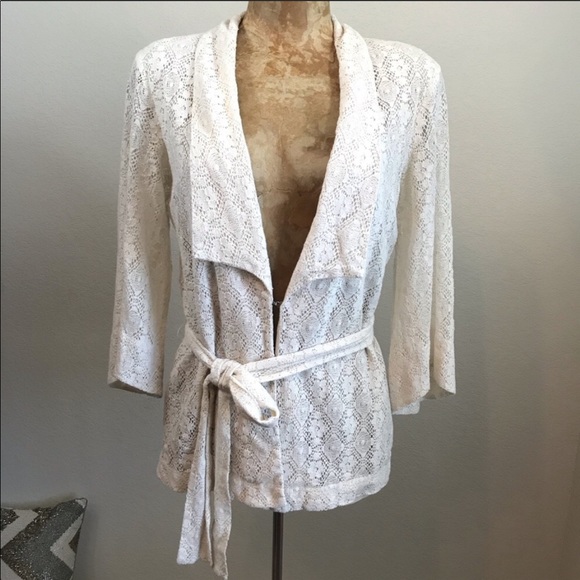 Sparkle and Fade- Lace boho jacket size small - Picture 1 of 3